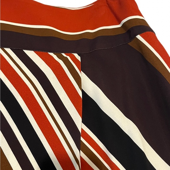 Etcetera Bias striped Asymmetric Hem skirt NWT - Picture 5 of 10